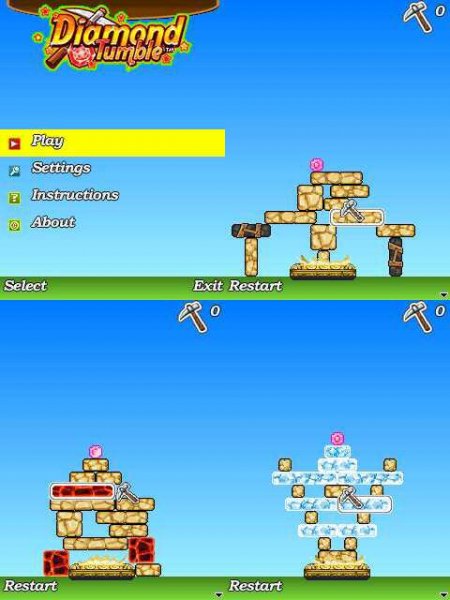 Diamond Tumble 240x320 6280