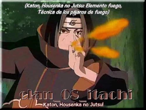 Uchiha Itachi - Katon Hosenko no jitsu