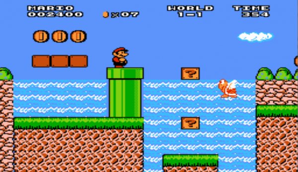 Water Fall (SMB1 Hack)