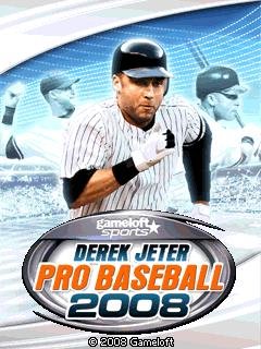 derek jeter pro baseball 2008