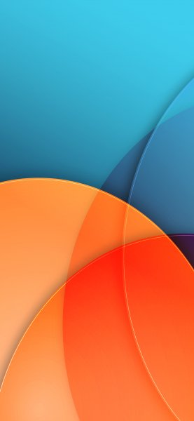 iOS 15 Beta 5 orange and blue gradient radius by Hk3ToN