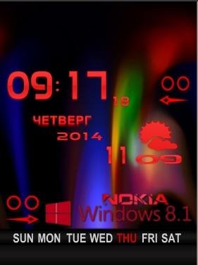 win 8 2 цифр часы дата день ночь