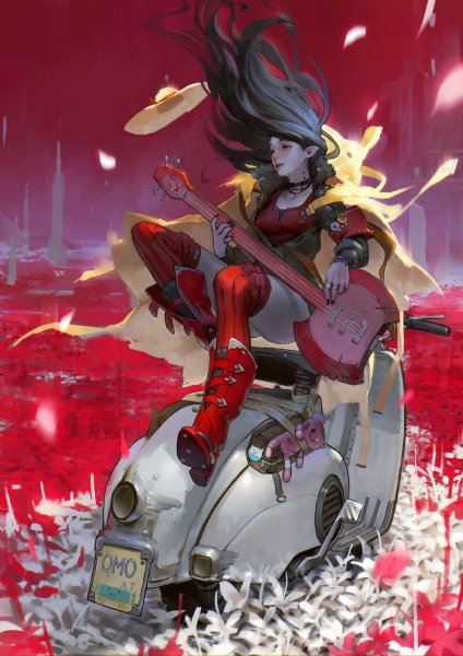 marceline abadeer adventure time by qmo (chalsoma)