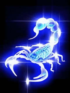 Neon скорпион