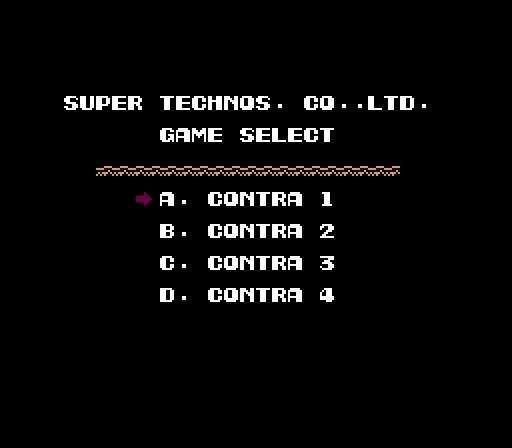 Contra (With 4 Menu)