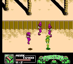 TMNT III - The Manhattan Project (select hack)