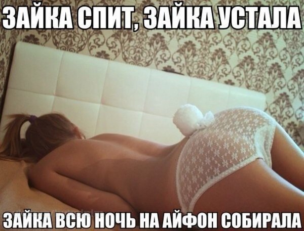 Зайка устала