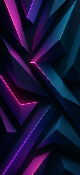 Неоновое Геометрическое Искусство