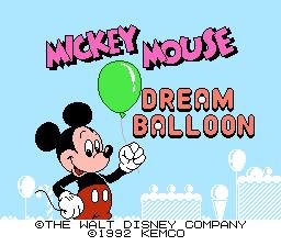 Mickey Mouse - Dream Balloon (USA) (Prot