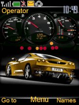Gold car спидометр
