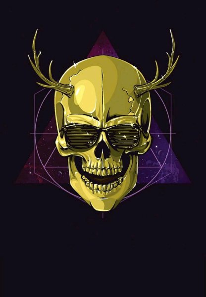 Calavera Amarilla Yowa Fouad By Kood w