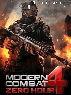 Modern Combat 4 Nokia RU s40 128x160