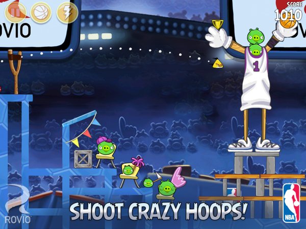 Angry Birds Seasons NBA HAM DUNK v 4.2.1