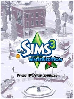 The Sims 3 Winter Edition 128x160
