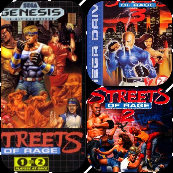 Streets of Rage 3v1 (Sega MD GEN 16bit)