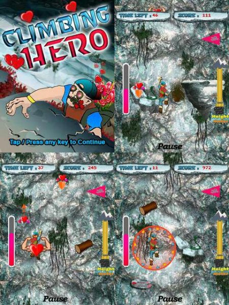 Climbing Hero 240x320