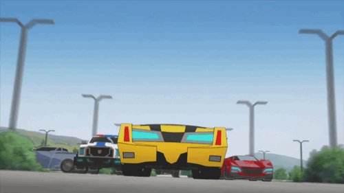 Transformers: Robots in Disguise. BumbleBee Jump