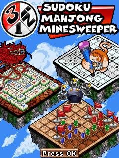 3 in 1 puzzle game 240x400 samsung