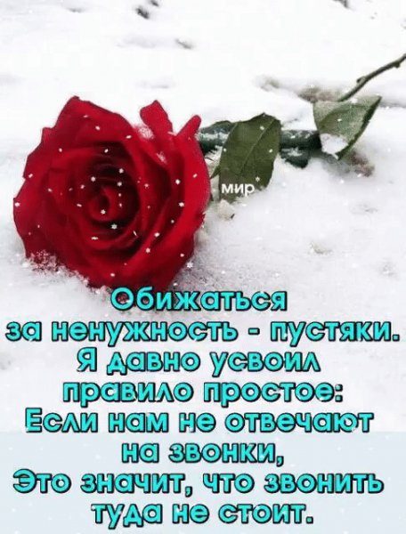 Обижаться за ненужность