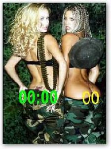 Girl military clock FL1.1