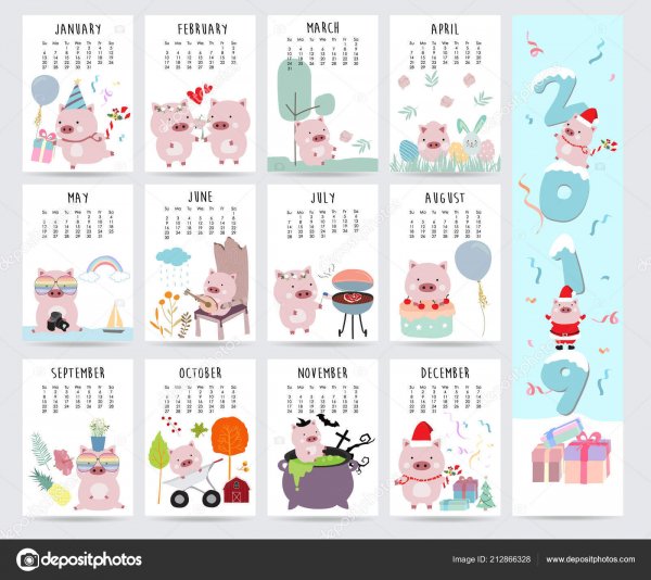 Stock-illustration-cute-monthly-calen