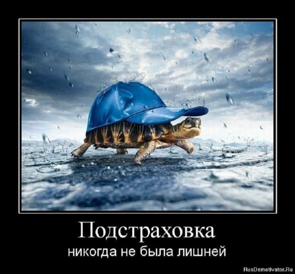 Подстраховка никогда не была лишней...