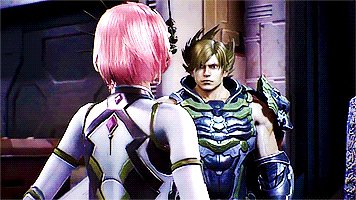 Tekken 7. Alisa's hugs with Lars