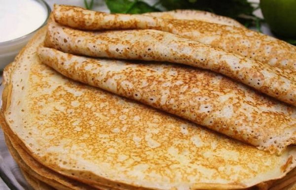 Блины классические на молоке