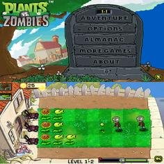 Plants vs Zombies 240x320 touch landscape