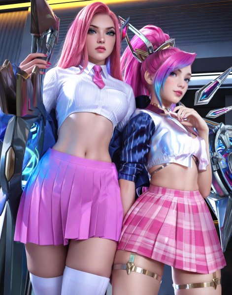Duo battle academia pinup