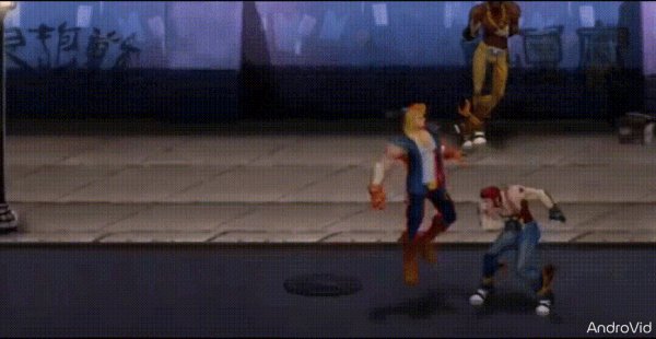 Double Dragon Neon. Tornado Kick by Billy Lee