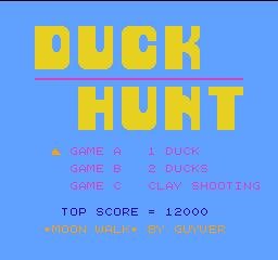 Duck Hunt Moon Walk