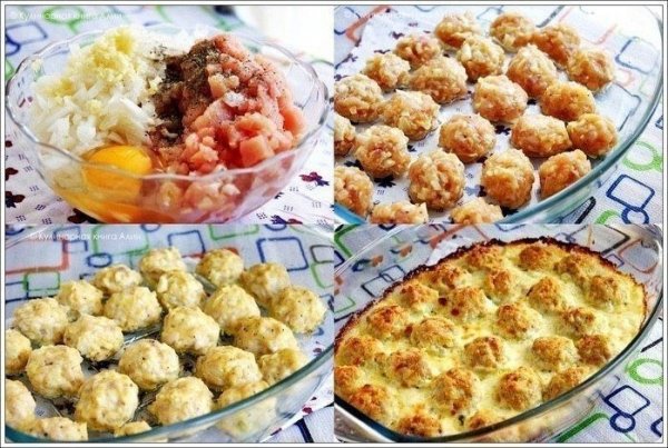 Нeжные kуриные шарики в сырнo-сливoчном соусе