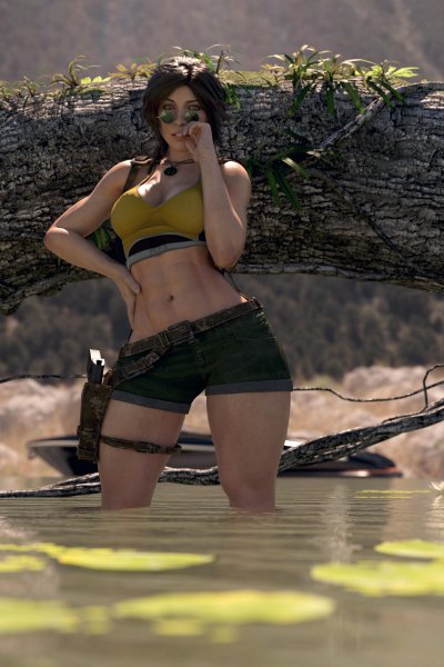 Lara chilling by milo13200 dfrlmli-fullview