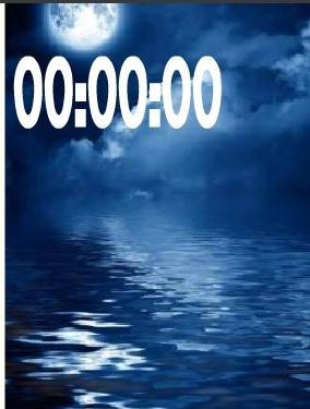 1 Лунная ночь цифр часы