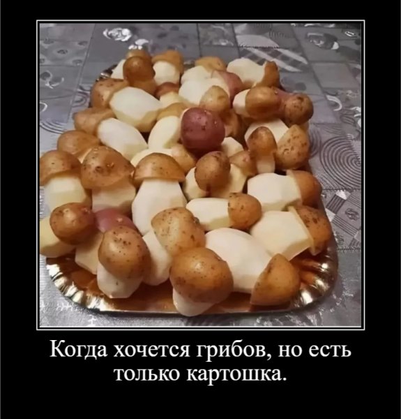 Когда хочется грибов, но есть только картошка