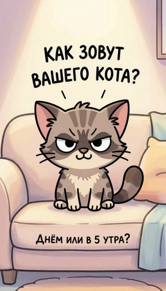 Как зовут кота?