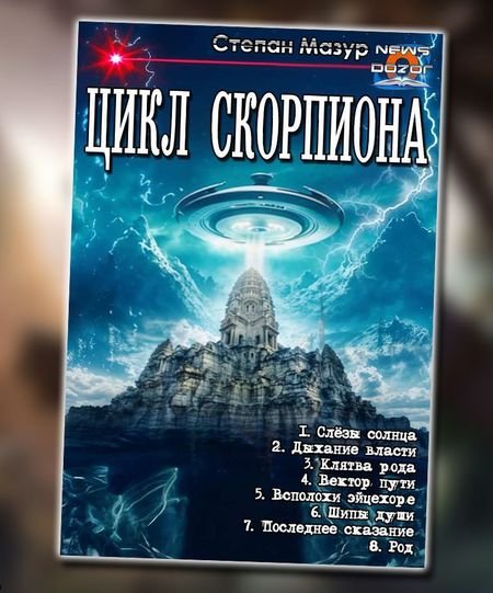 Степан Мазур Цикл Скорпиона Книги 1-8 в одном томе