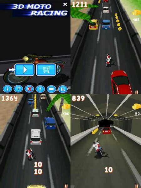 Moto Racing 3D v1.2 320x240