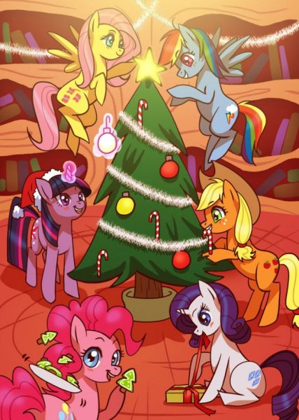 mlp новогодняя
