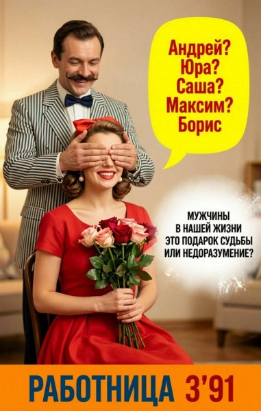 Обложка журнала. Работница