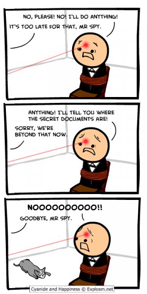Cyanide and happiness, котэ, указка