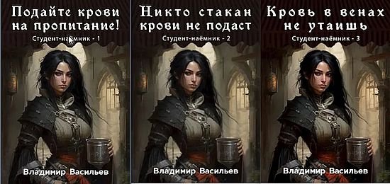 Владимир Васильев (не Воха) Студент-наемник. Цикл из 3 книг