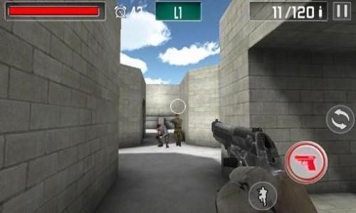 2 fps commando gun shooting-