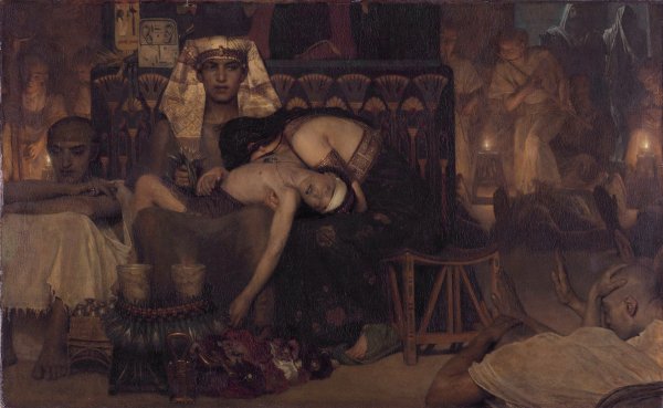 Lawrence Alma-Tadema - Death of the Pharaoh Firstborn son