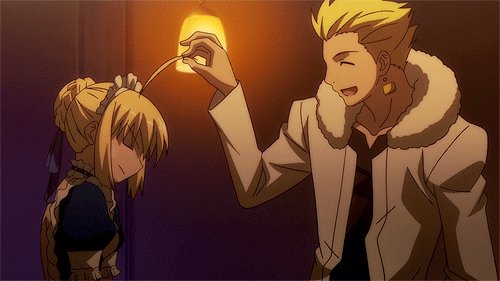 Saber (Fate), Gilgamesh (Fate)
