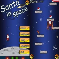 Santa In Space 240x400