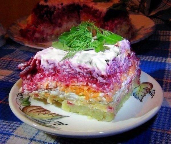 Салат из свёклы Генерал