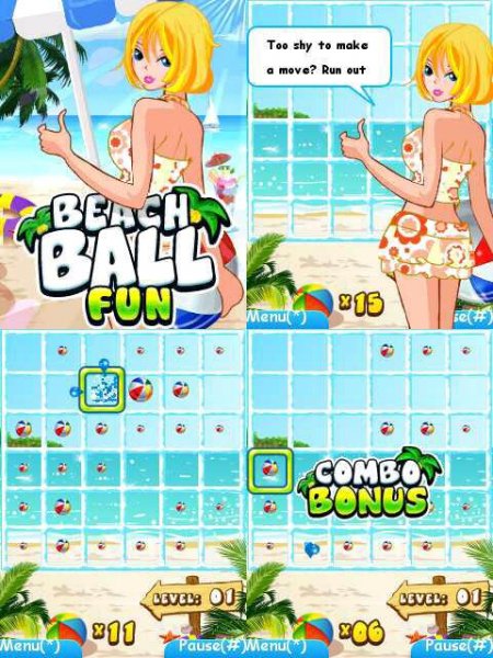 Beach Ball Fun 128x160