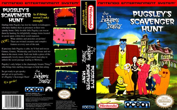 Nes addamsfamilypugsleysscavengerhunt